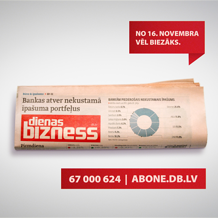 3D Animation for a newspaper Dienas Bizness.