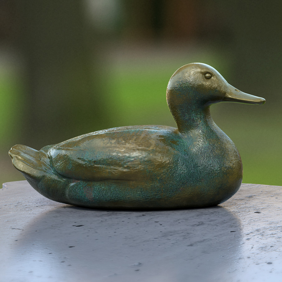 Sculpture with Ducks